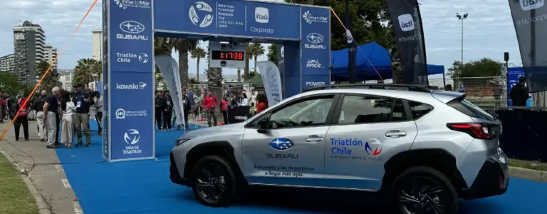 Subaru, auto Oficial de la Copa del Mundo de Triatlón en Viña del Mar 2025